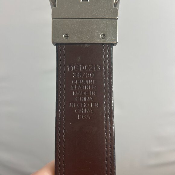 Dickies Black Leather Work Belt - Men's Size 36/90 - Picture 5 of 5